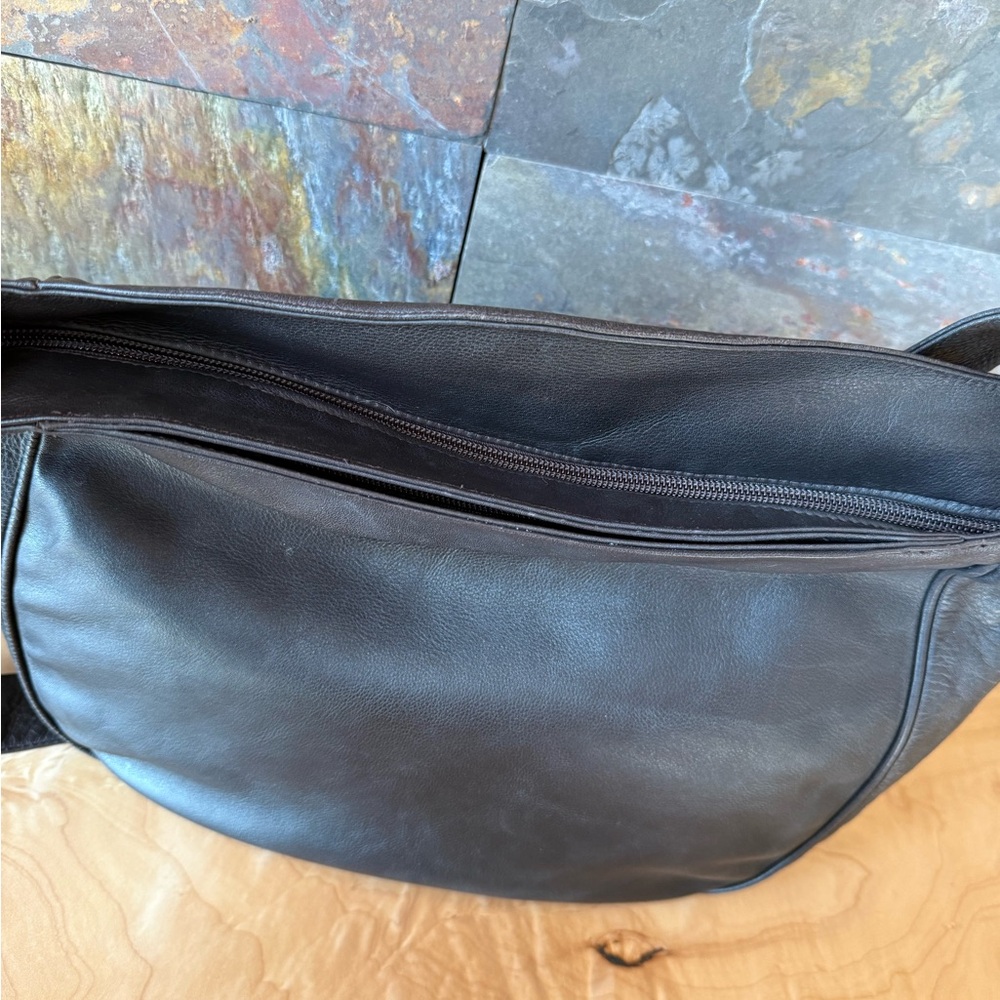 Pompeii Cecchini, made in Italy, minimalist dark brown beautifully made bag - Picture 5 of 13